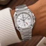 Bell & Ross BR-05 GMT Dual Time White Dial