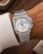Bell & Ross BR-05 GMT Dual Time White Dial