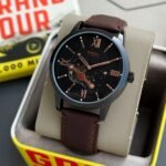 Fossil Bold Skeleton Black Automatic