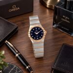 Omega Constellation Two-Tone Black Diamond Dial - Image 3