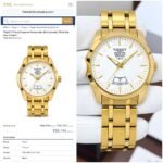 Tissot Couturier Day-Date Golden White Dial - Image 2
