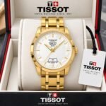 Tissot Couturier Day-Date Golden White Dial - Image 5