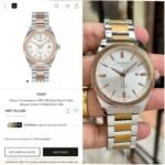 Tissot PRC 100 Rosegold Tone white dial - Image 2