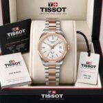 Tissot PRC 100 Rosegold Tone white dial - Image 3