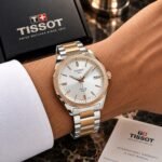 Tissot PRC 100 Rosegold Tone white dial - Image 5