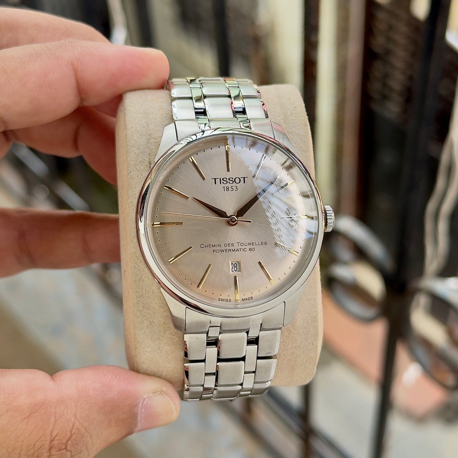 WhatsApp Image 2026-09-23 at 10.23.19 AM Tissot Chemin Des Tourelles Silver Automatic - Image 1