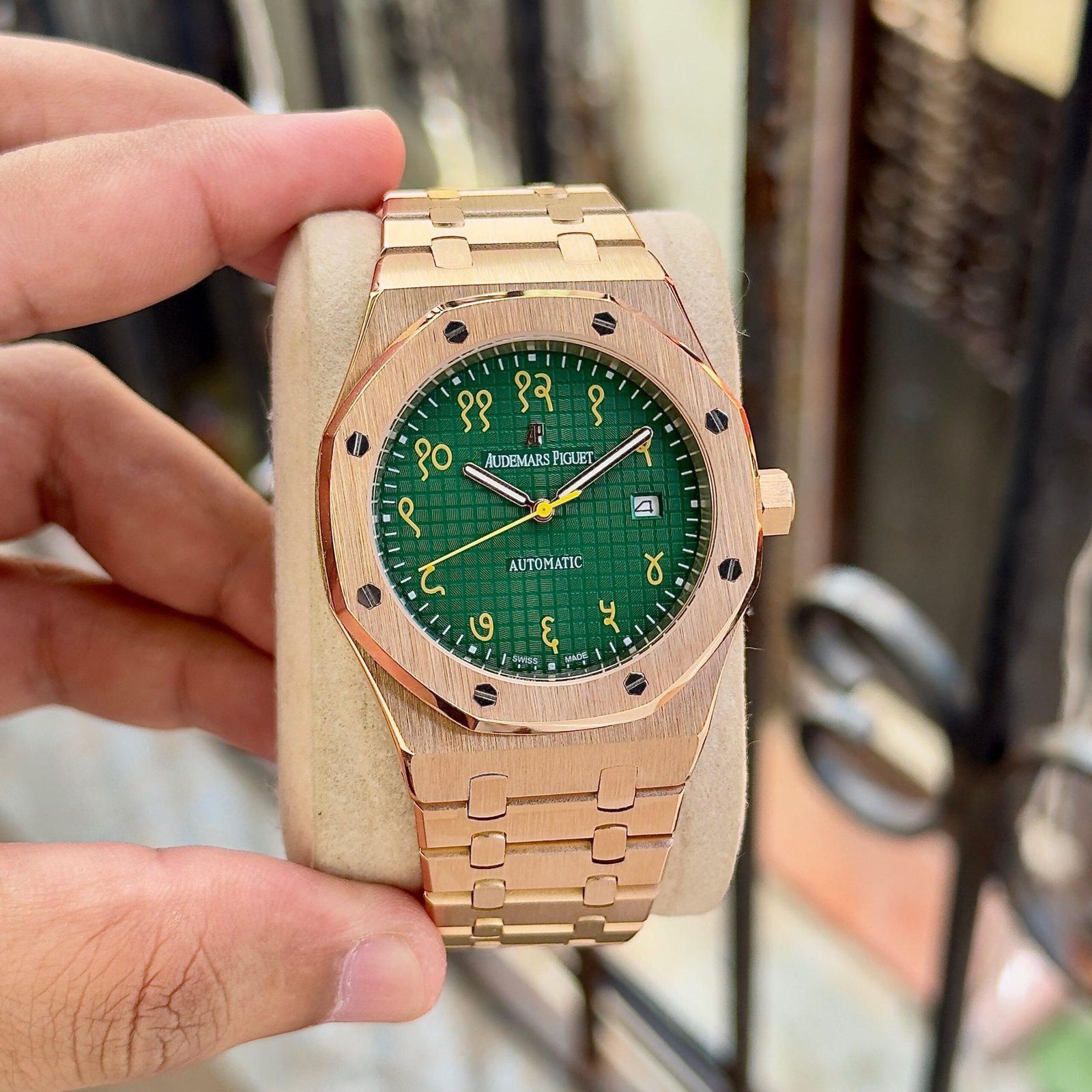 WhatsApp Image 2026-09-23 at 10.23.33 AM (1) Audemars Piguet Royal Oak Green Dial - Image 1