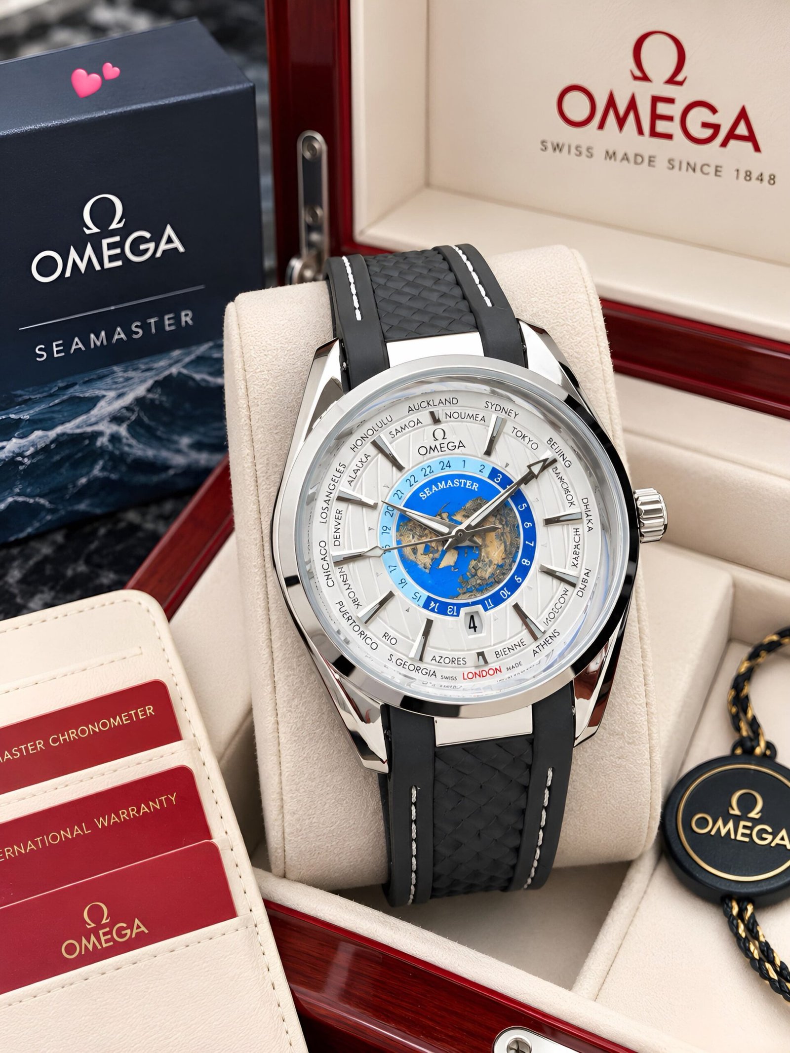 WhatsApp Image 2026-09-23 at 10.24.41 AM Omega Aqua Terra Worldtimer 43mm Dial - Image 1