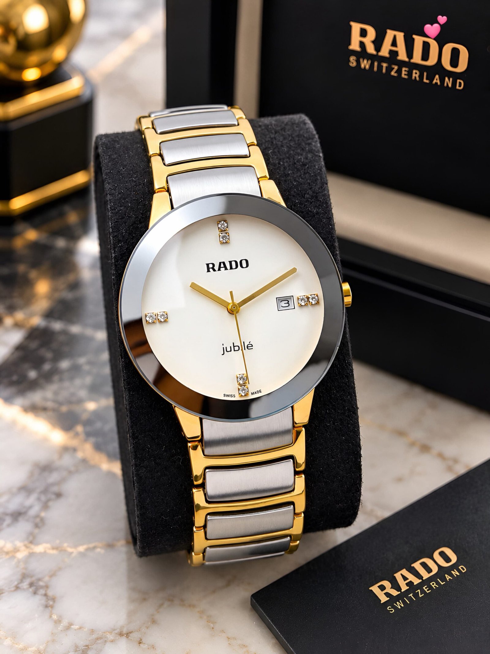 WhatsApp Image 2026-09-23 at 10.24.54 AM Rado Two Tone White Dial Quartz - Image 1