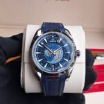 Omega Aqua Terra Worldtimer Blue Automatic