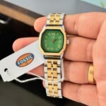 Fossil Harlow Gold & Green Dial