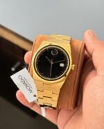 Movado Slim Quest Black Dial - Image 3