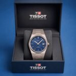 Tissot Electric blue textured Dial Automatic