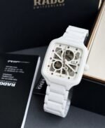 Rado White Ceramic Open Heart Automatic - Image 3