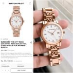 Burberry Rose Gold White Dial - Image 6