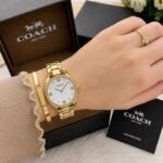 Coach Gold Tone White Dial - Image 2