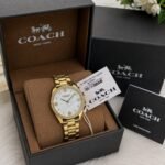 Coach Gold Tone White Dial - Image 4