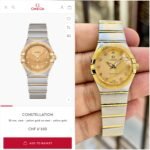 Omega Constellation Champagne Gold Sunray Dial - Image 2