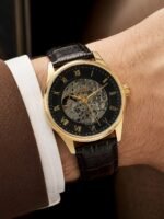 Boss Automatic Skeleton Gold-tone
