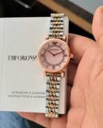 Emporio Armani Two-Tone Pink Dial - Image 4