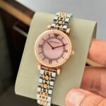Emporio Armani Two-Tone Pink Dial