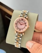Emporio Armani Two-Tone Pink Dial