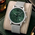 Emporio Armani Luigi Green Dial Chrono