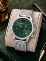 Emporio Armani Luigi Green Dial Chrono