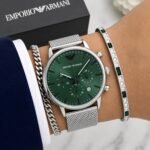Emporio Armani Luigi Green Dial Chrono - Image 3