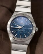 Omega Constellation Blue Meteorite Dial - Image 3