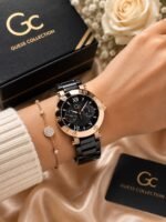 Guess Black Sunray Textured Dial - Image 3