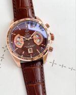 Tag Heuer Carrera Black & Brown Sporty Dial - Image 3