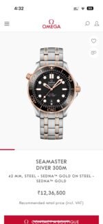 Omega Seamaster Diver Black Dial Automatic - Image 2
