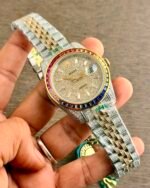 Rolex Datejust Diamond Rainbow Dial Automatic - Image 3