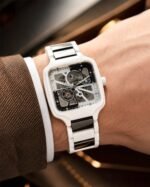 Rado White & Black Ceramic Open Heart Dial - Image 2