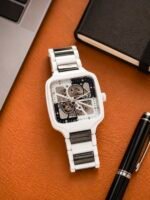 Rado White & Black Ceramic Open Heart Dial - Image 3