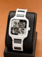 Rado White & Black Ceramic Open Heart Dial