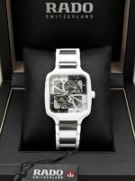 Rado White & Black Ceramic Open Heart Dial - Image 5