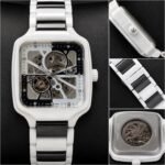 Rado White & Black Ceramic Open Heart Dial - Image 4