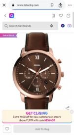 Fossil Brown Quartz Chronograph - Image 2