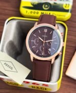 Fossil Brown Quartz Chronograph - Image 4