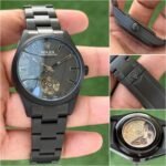 Rolex 42MM Black Skeleton Dial Automatic - Image 5