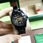 Rolex Black Skeleton Automatic Black Dial