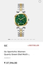 Guess Two Tone Green Dial Analog - Image 2