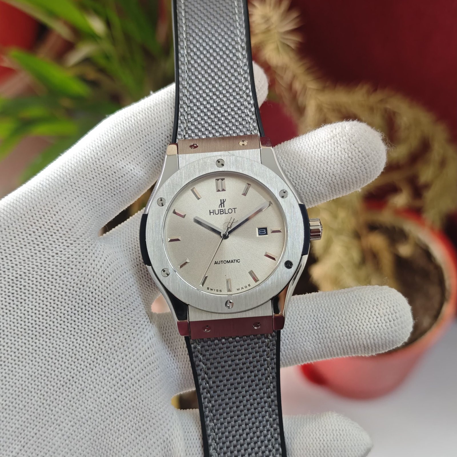 WhatsApp Image 2026-09-26 at 6.28.27 PM Hublot Fusion Titanium Silver Automatic - Image 1