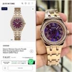 Guess Desire Purple Rose Gold Dial - Image 3