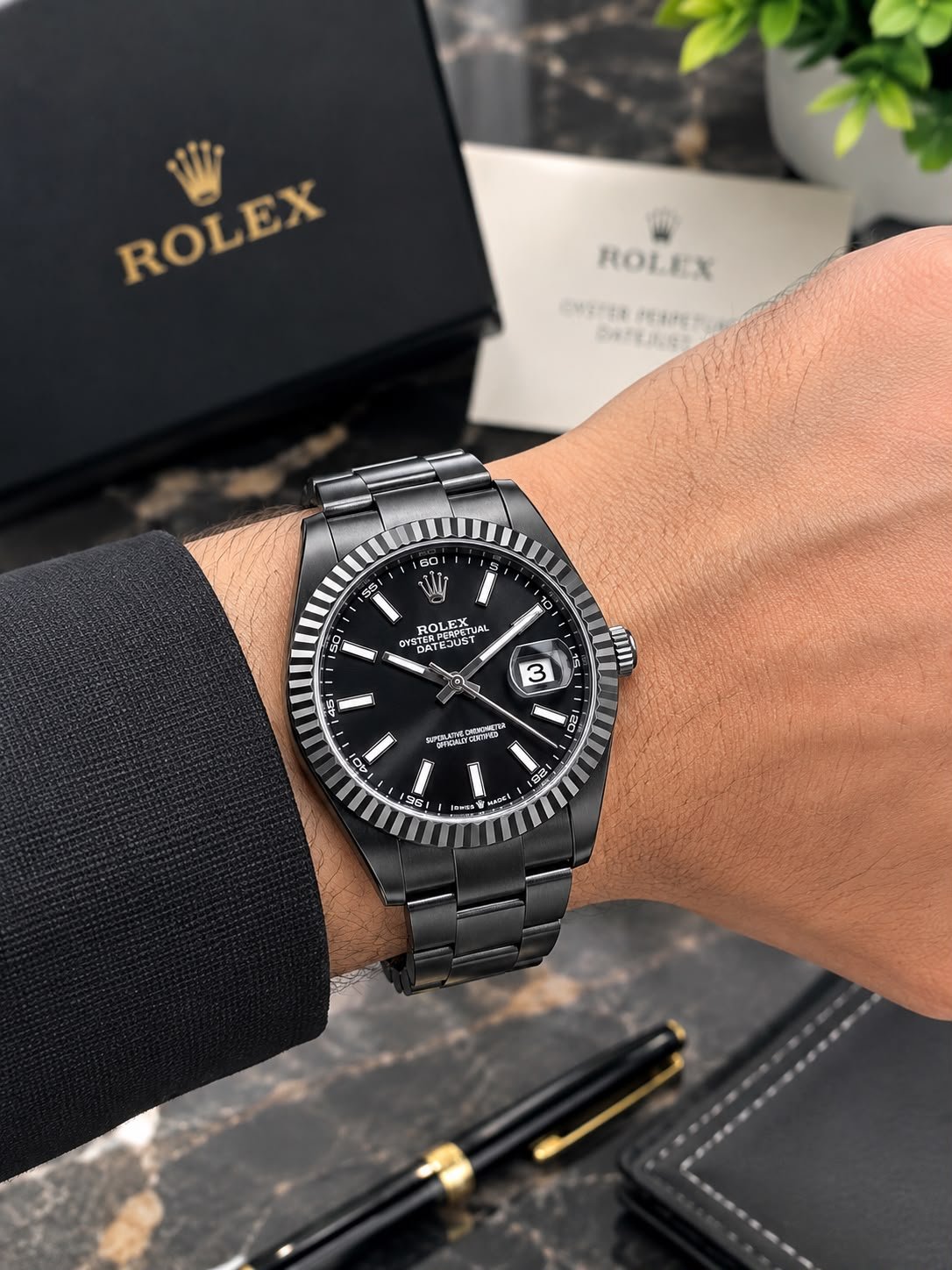 WhatsApp Image 2026-09-26 at 7.49.53 PM Rolex Datejust Glossy black Automatic - Image 1