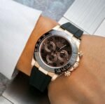Rolex Daytona Rose Gold Black Automatic Chrono