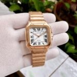 Cartier De Santos White Roman Dial Automatic
