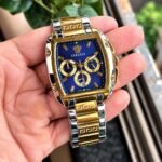 Versace Dominus Blue Dial Chronograph